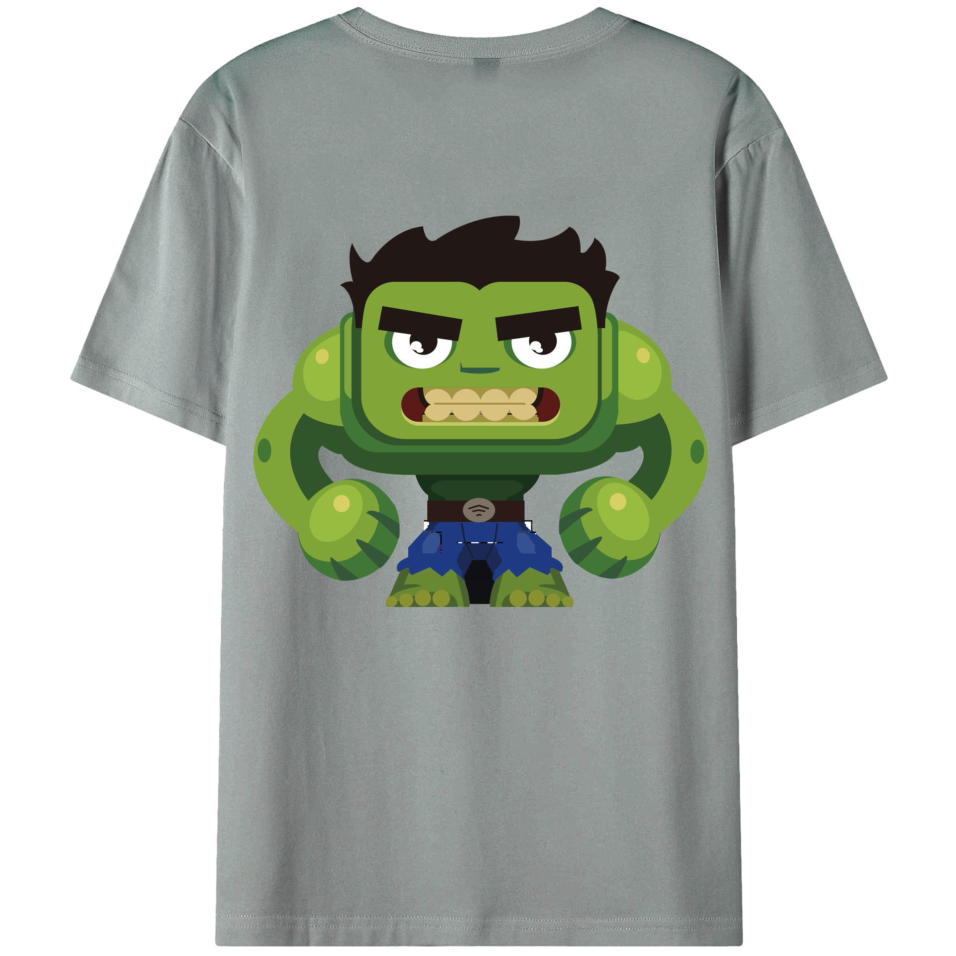 （画像用） アベンジャーズ The Avengers 綿100％ メンズ半袖Tシャツ（バックプリント） 通気性